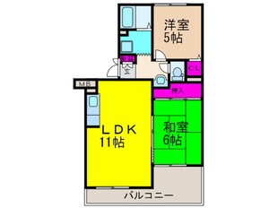 高井マンションの物件間取画像